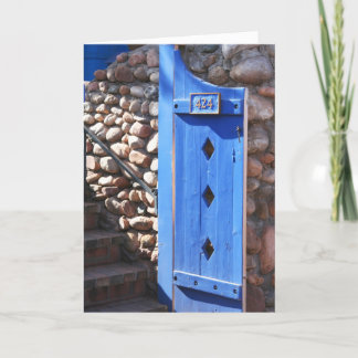 Blue Door Wenskaart
