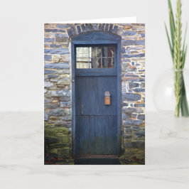 Blue Door Wenskaart Kaart