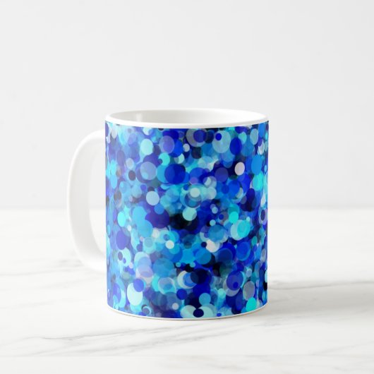Blue Dot 11oz Mok (Voorkant links)