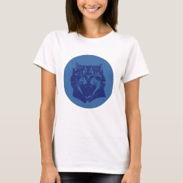 Blue Dot Cat T-shirt