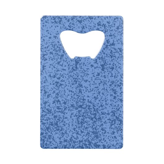Blue Dot Chaos Creditkaart Flessenopener (Voorkant)