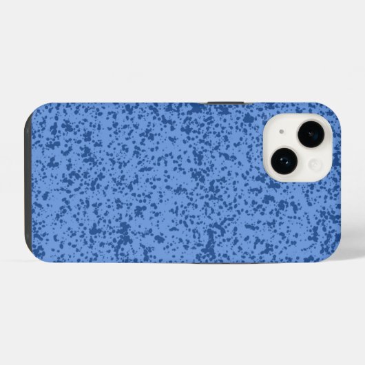 Blue Dot Chaos iPhone Hoesje (Achterkant horizontaal)