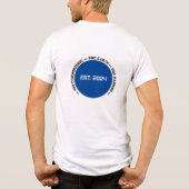 Blue Dot Election Bella+Canvas Tri-blend T-shirt (Achterkant)