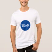 Blue Dot Election Bella+Canvas Tri-blend T-shirt (Voorkant)
