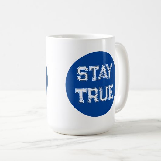 Blue Dot Election Coffee Mok (Voorkant rechts)