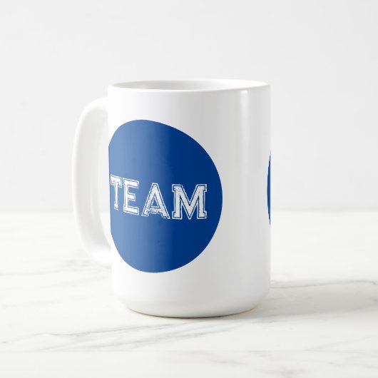 Blue Dot Election Coffee Mok (Voorkant links)