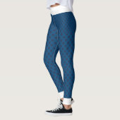 Blue Dot High Waisted Leggings (Links)