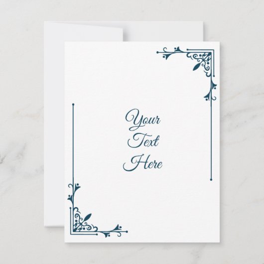 Blue Dot Mandala Happy Birthday Kaart (Achterkant)