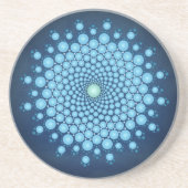 Blue Dot Mandala Zandsteen Onderzetter (Voorkant)