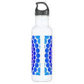 Blue Dot Monogram Waterfles (Achterkant)