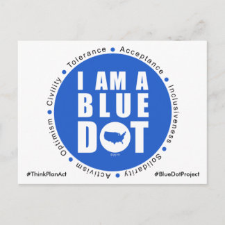 Blue Dot Project USA Briefkaart