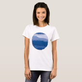 Blue Dot Sunrise #1 T-shirt (Voorkant volledig)