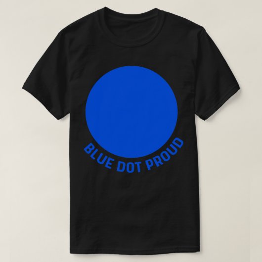 Blue Dot Trots T-shirt (Design voorkant)