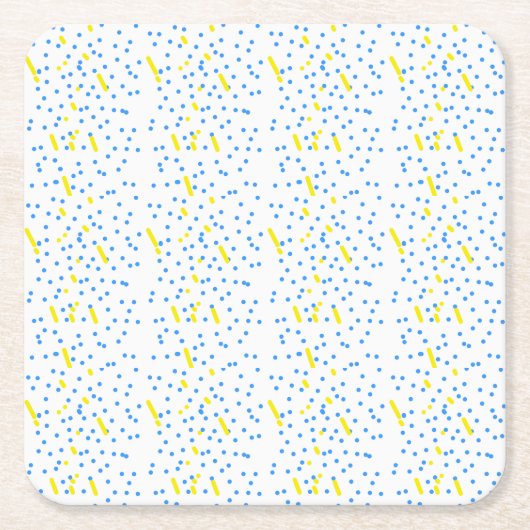 Blue Dots Meteor Shower  Kartonnen Onderzetters (Voorkant)