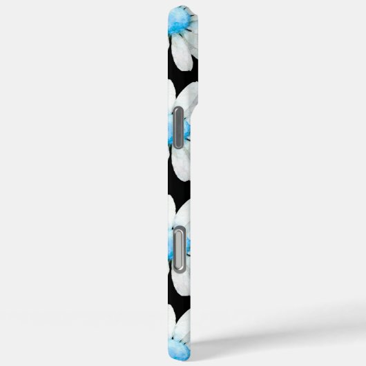 Blue Dotted Daisy's Case-Mate iPhone Case (Achterkant / Rechts)