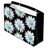 Blue Dotted Daisy's Groot Cadeauzakje (Achterkant Gekanteld)