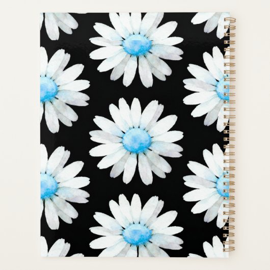 Blue Dotted Daisy's Planner (Achterkant)