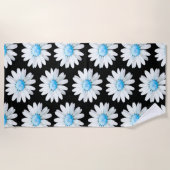 Blue Dotted Daisy's Strandlaken (Voorkant)