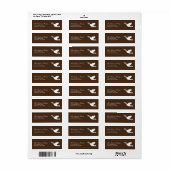 Blue Dove Adresetiketten Etiket (Full Sheet)
