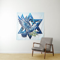 Blue Dove en Star of David Peace