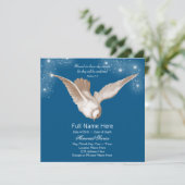 Blue Dove Memorial Service Aankondigingen (Staand voorkant)