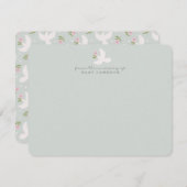 Blue Dove Nursery Note Card Kaart (Voorkant / Achterkant)