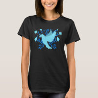 Blue Dove of Peace T-Shirt