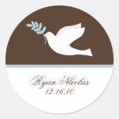 Blue Dove Stickers (Voorkant)