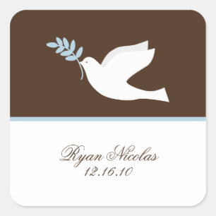 Blue Dove Stickers