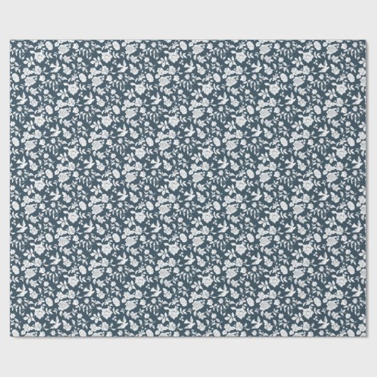 Blue Dove Wrapping Paper Cadeaupapier (Vlak)