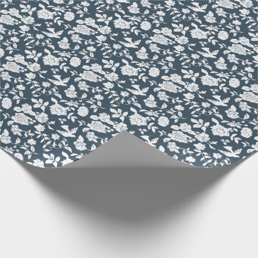 Blue Dove Wrapping Paper Cadeaupapier (Hoek)