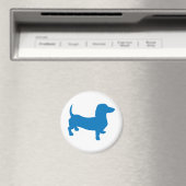 Blue Doxie, Dachshund Magneet (Insitu (Vaatwasser))