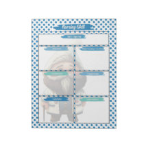 Blue Dr Gnome Verpleegkunde Student Skills Sjabloo