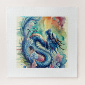 Blue Dragon 300724AREF141 - Watercolor Legpuzzel (Horizontaal)