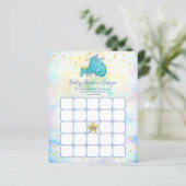 Blue Dragon Baby shower Bingo Game (Staand voorkant)