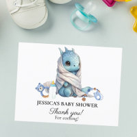 Blue Dragon Baby shower Dank u