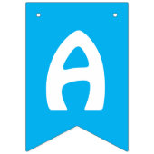 Blue Dragon Birthday Bunting Flag Vlaggetjes (Derde vlag)