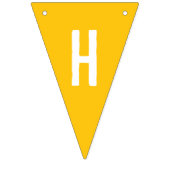 Blue Dragon Birthday Bunting Flag Vlaggetjes (Tweede vlag)