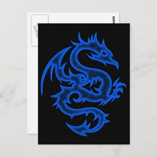 BLUE DRAGON BRIEFKAART (Voorkant / Achterkant)