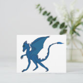 Blue Dragon-Briefkaart van IDC Briefkaart (Staand voorkant)