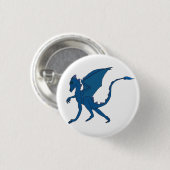 Blue Dragon Button door IDC. (Voorkant /achterkant)