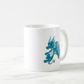 Blue Dragon Cartoon Koffiemok (Voorkant rechts)