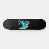 Blue Dragon Cartoon Persoonlijk Skateboard (Horizontaal)
