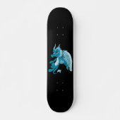 Blue Dragon Cartoon Persoonlijk Skateboard (Voorkant)