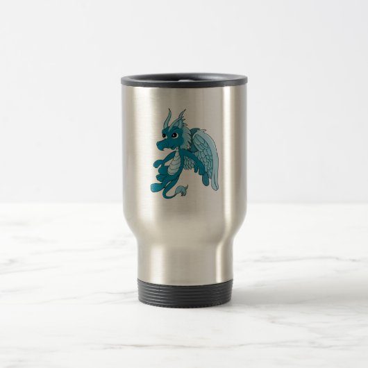 Blue Dragon Cartoon Reisbeker (Center)