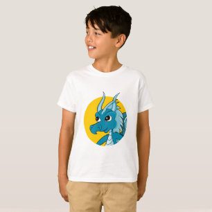 Blue dragon cartoon T-Shirt