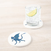Blue Dragon Coster van IDC Zandsteen Onderzetter (Zijkant)