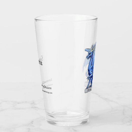 Blue Dragon: de Saffier van de geboortesteen van s Glas (Rechts)