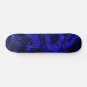 Blue Dragon Element Custom Pro Park Board Persoonlijk Skateboard (Horizontaal)