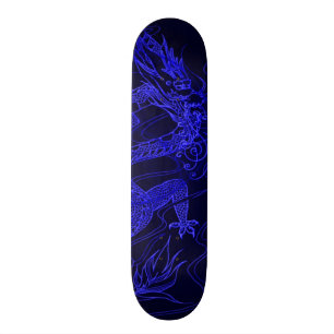 Blue Dragon Element Custom Pro Park Board Persoonlijk Skateboard